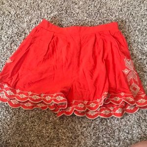 Gianni Bini orange shorts